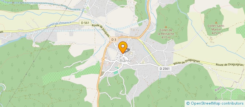 localisation de l'entreprise CENTRE EMERAUDE à RIANS