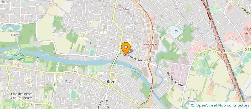 localisation de l'entreprise CENTRE ENERGIE SERVICE à OLIVET
