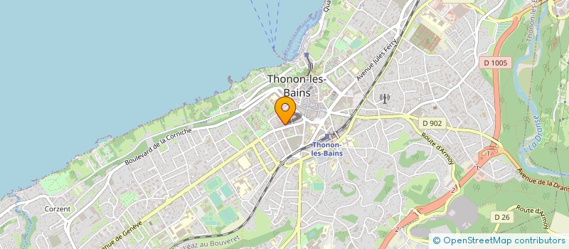 localisation de l'entreprise CENTRE ENSEIGNEMENT FORMATION DU LEMAN à THONON-LES-BAINS