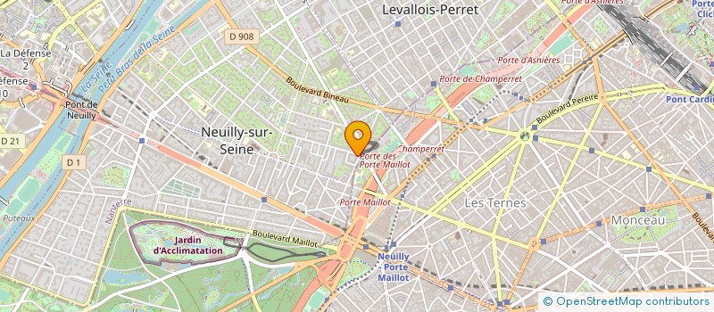 localisation de l'entreprise CENTRE ENTRAIDE DES INGENIEURS à NEUILLY-SUR-SEINE