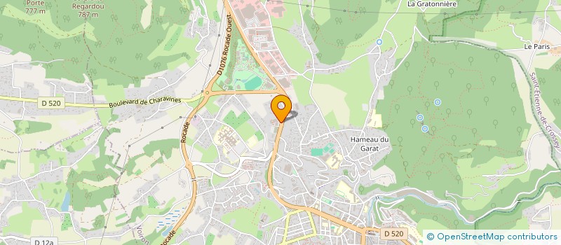 localisation de l'entreprise CENTRE EPAULE MAIN  VOIRON