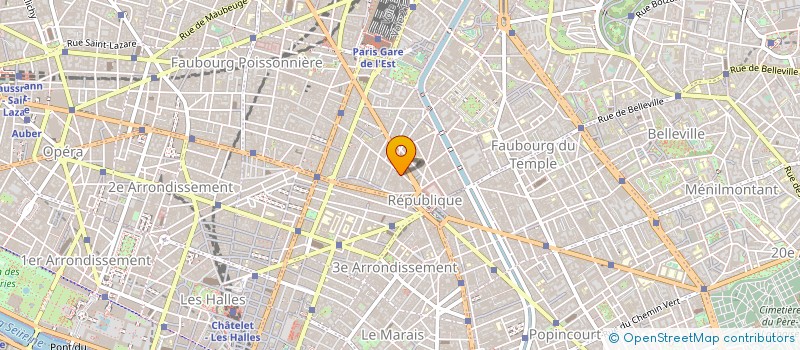 localisation de l'entreprise CENTRE EPSILON à PARIS
