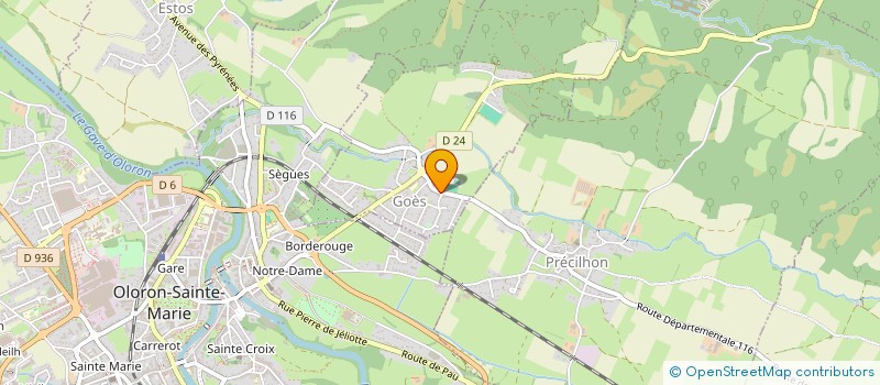 localisation de l'entreprise CENTRE EQUESTRE D'OLORON à GOES