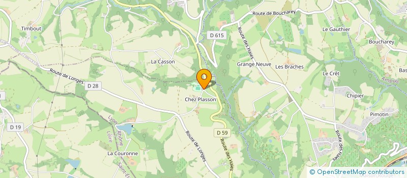 localisation de l'entreprise CENTRE EQUESTRE DE CONDRIEU  CONDRIEU