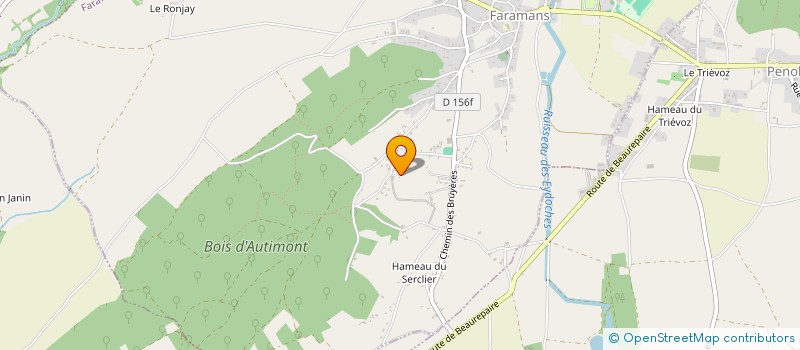 localisation de l'entreprise CENTRE EQUESTRE DE FARAMANS  FARAMANS