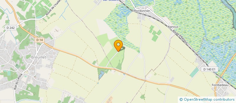 localisation de l'entreprise CENTRE EQUESTRE DE L ETANG  MORNAC-SUR-SEUDRE