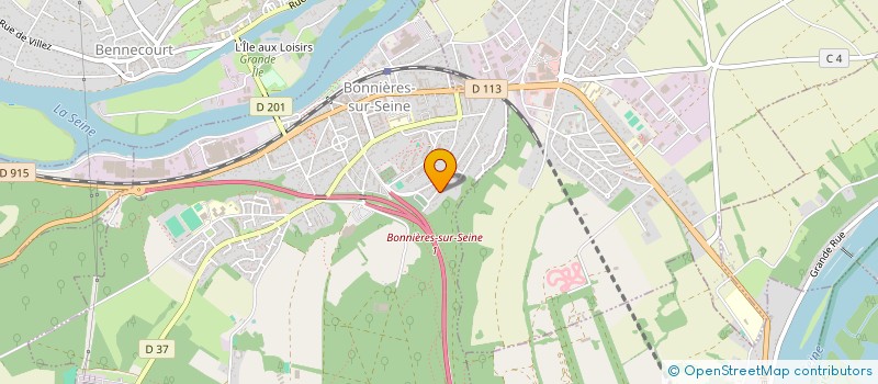localisation de l'entreprise CENTRE EQUESTRE DE LA HOUSSAYE à BONNIERES-SUR-SEINE