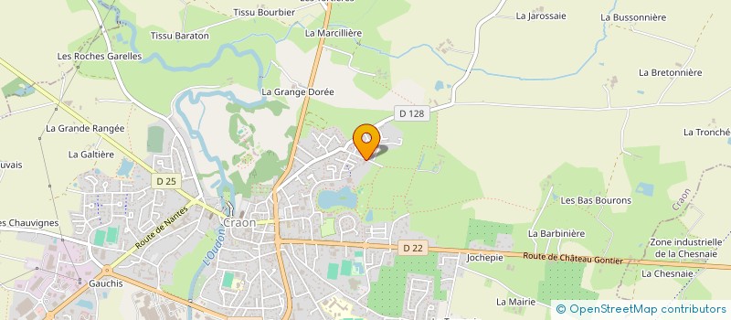 localisation de l'entreprise CENTRE EQUESTRE DE LA MOTTE à CRAON