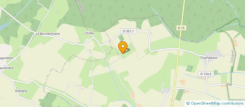localisation de l'entreprise CENTRE EQUESTRE DE LA VELARDERIE à COMBRES