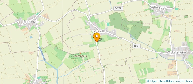localisation de l'entreprise CENTRE EQUESTRE DE LA ZORN  GEISWILLER-ZOEBERSDORF