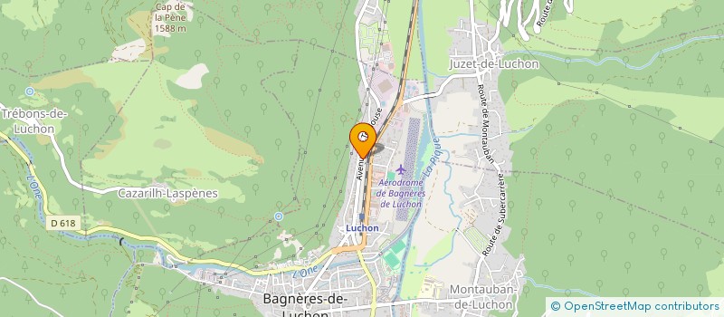 localisation de l'entreprise CENTRE EQUESTRE DE LUCHON à MOUSTAJON