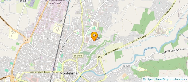 localisation de l'entreprise CENTRE EQUESTRE DE MONTELIMAR à MONTELIMAR