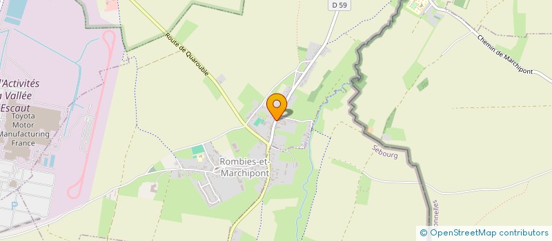 localisation de l'entreprise CENTRE EQUESTRE DE ROMBIES  ROMBIES-ET-MARCHIPONT