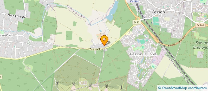 localisation de l'entreprise CENTRE EQUESTRE DE SAINT-LEU  SEINE-PORT