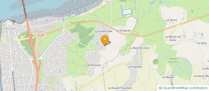 localisation de l'entreprise CENTRE EQUESTRE DE ST BREVIN LES PINS à SAINT-BREVIN-LES-PINS