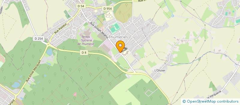 localisation de l'entreprise CENTRE EQUESTRE DE THUMERIES  THUMERIES