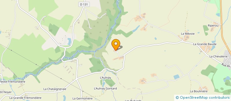 localisation de l'entreprise CENTRE EQUESTRE DES COTEAUX DU JEU  CHEMILLE-EN-ANJOU