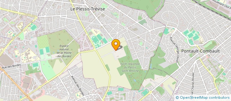 localisation de l'entreprise CENTRE EQUESTRE DES EGLANTINES  PLESSIS TREVISE