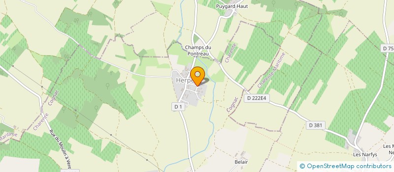 localisation de l'entreprise CENTRE EQUESTRE DES SAULES  COURBILLAC