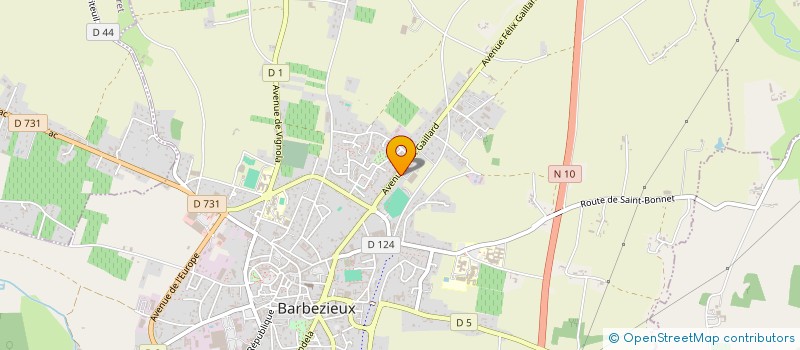 localisation de l'entreprise CENTRE EQUESTRE DU BARBEZILIEN à BARBEZIEUX-SAINT-HILAIRE