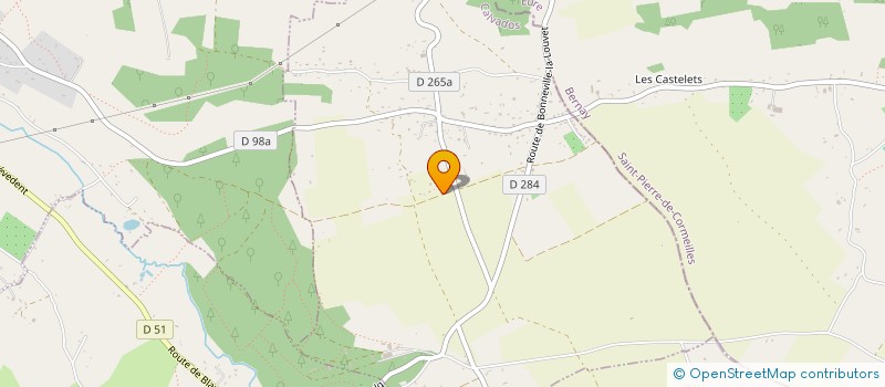 localisation de l'entreprise CENTRE EQUESTRE DU BREVEDENT  LE FAULQ