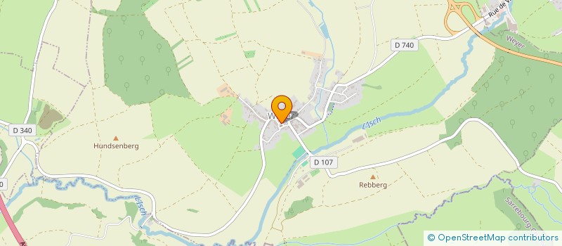 localisation de l'entreprise CENTRE EQUESTRE DU BRUCHBACH  GRLINGEN