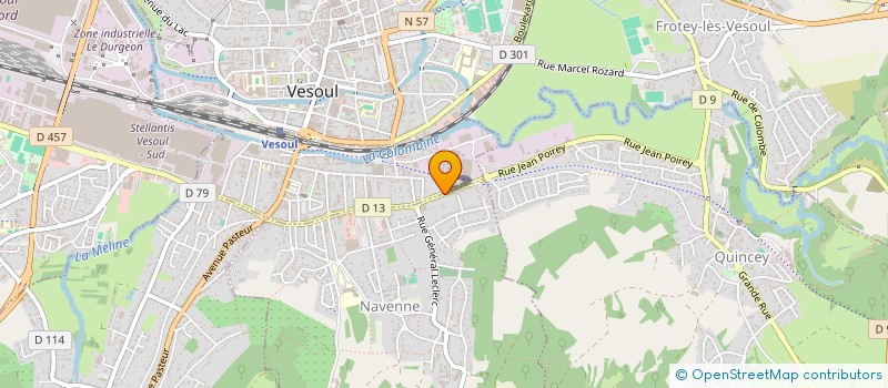 localisation de l'entreprise CENTRE EQUESTRE DU FRAIS PUITS  QUINCEY