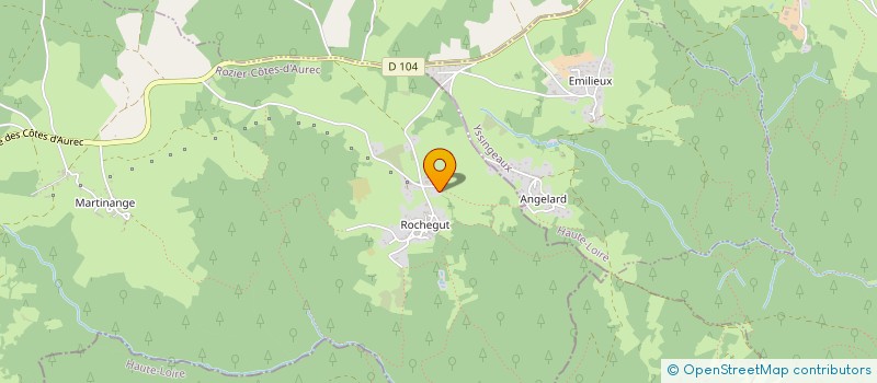 localisation de l'entreprise CENTRE EQUESTRE DU HAUT FOREZ à ROZIER COTES D'AUREC
