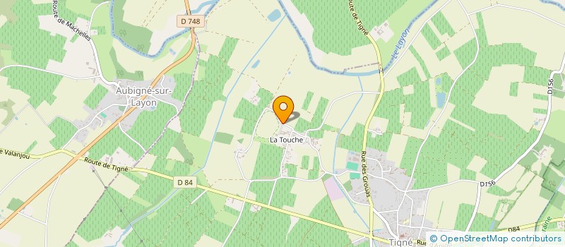 localisation de l'entreprise CENTRE EQUESTRE DU LAYON à LYS-HAUT-LAYON