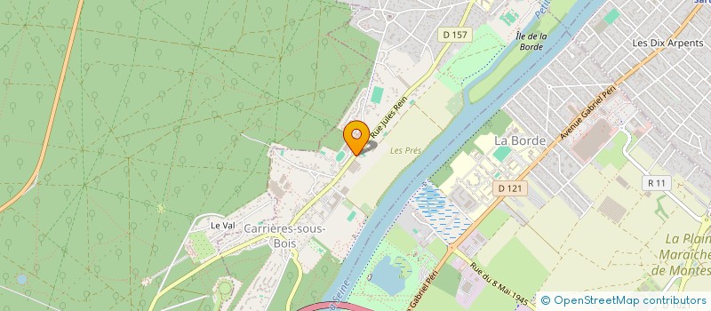 localisation de l'entreprise CENTRE EQUESTRE DU MESNIL à LE MESNIL-LE-ROI