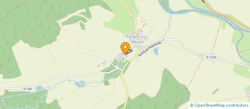 localisation de l'entreprise CENTRE EQUESTRE DU PAQUIS à FORGES-SUR-MEUSE