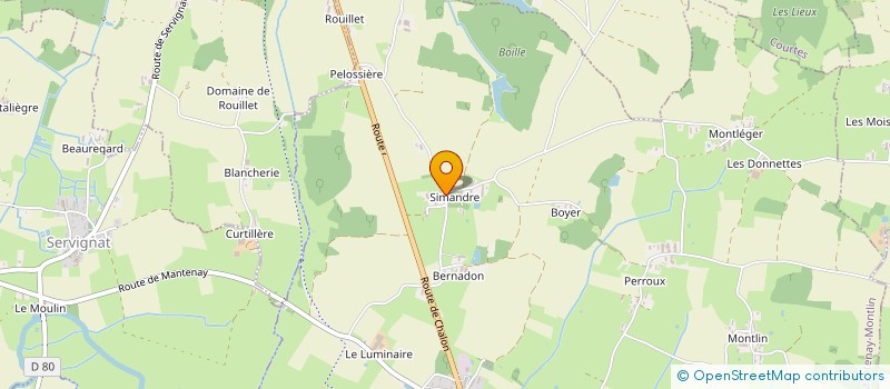 localisation de l'entreprise CENTRE EQUESTRE DU PONEY DE BRESSE  MANTENAY-MONTLIN