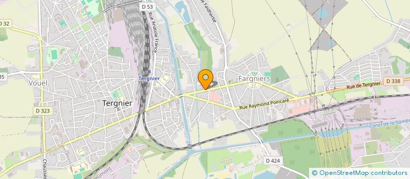 localisation de l'entreprise CENTRE EQUESTRE DU RIEU à TERGNIER