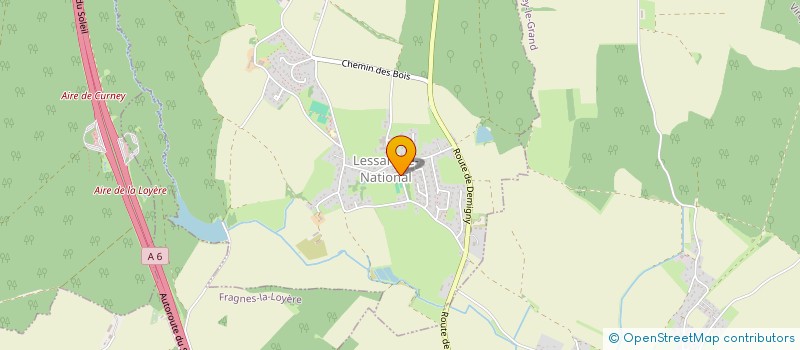 localisation de l'entreprise CENTRE EQUESTRE ECURIE DE LESSARD à LESSARD-LE-NATIONAL