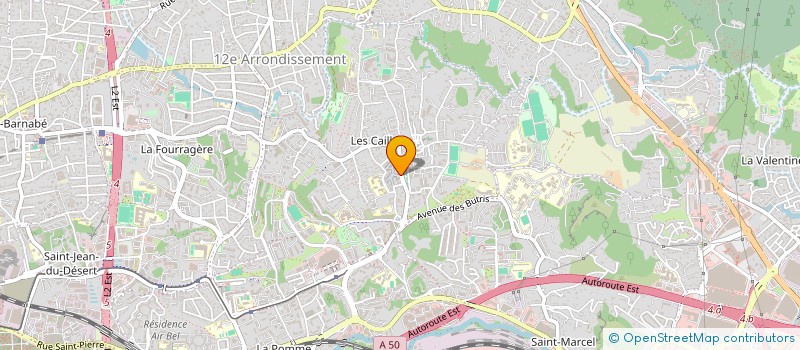 localisation de l'entreprise CENTRE EQUESTRE ET PONEY-CLUB DU SOLEIL LEVANT à MARSEILLE
