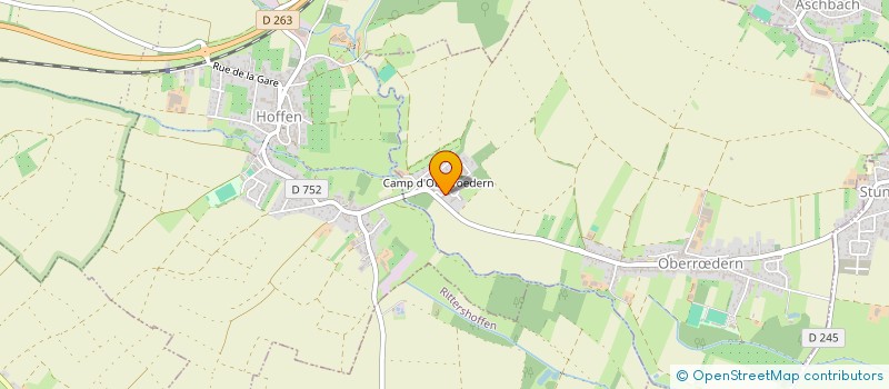 localisation de l'entreprise CENTRE EQUESTRE HENGSTENBERG  OBERROEDERN