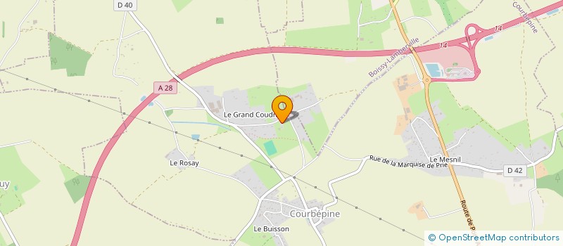 localisation de l'entreprise CENTRE EQUESTRE L'ARCHE DE NEO  BOISSY-LAMBERVILLE