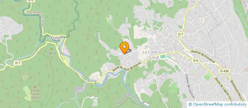 localisation de l'entreprise CENTRE EQUESTRE LA LOUBIERE à LA COLLE-SUR-LOUP