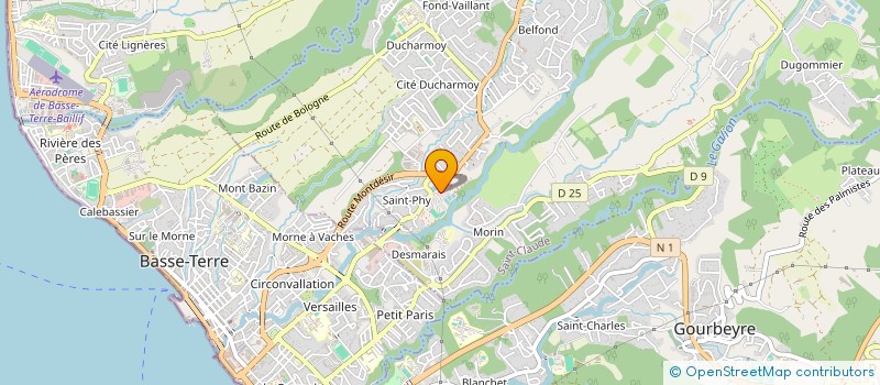 localisation de l'entreprise CENTRE EQUESTRE LA MANADE à SAINT-CLAUDE