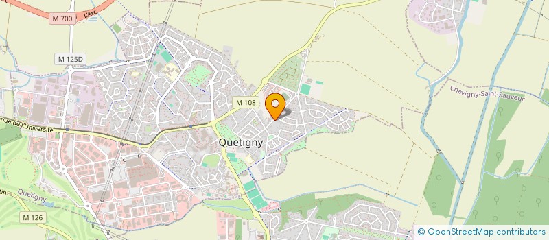 localisation de l'entreprise CENTRE EQUESTRE LES ALLEES CAVALIERES à QUETIGNY