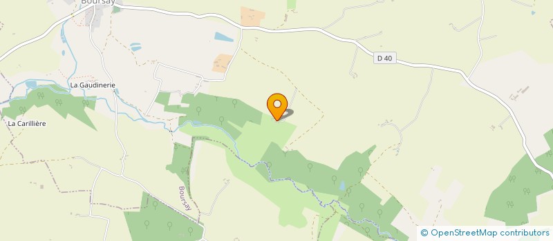 localisation de l'entreprise CENTRE EQUESTRE LES COLLINES DU PERCHE  BOURSAY