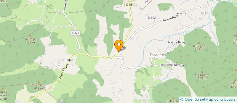 localisation de l'entreprise CENTRE EQUESTRE MARIE PAULE DELEAU  ESTADENS