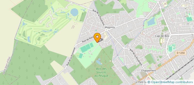 localisation de l'entreprise CENTRE EQUESTRE PPESSAC ROMAINVILLE  PESSAC