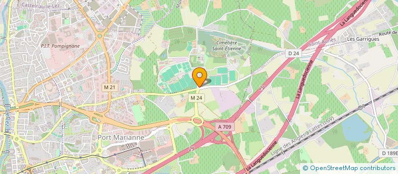 localisation de l'entreprise CENTRE EQUESTRE SUD OCCITANIE à MONTPELLIER