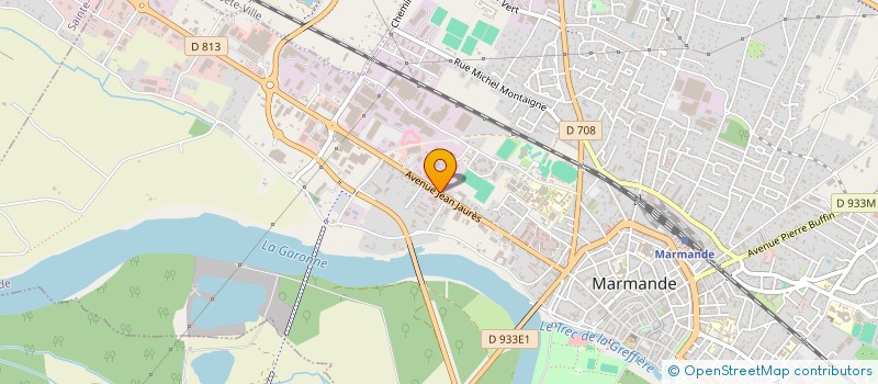 localisation de l'entreprise CENTRE EQUIP AUTO  MARMANDE