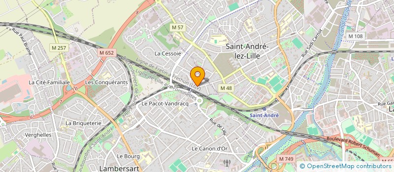 localisation de l'entreprise CENTRE ESCO à LAMBERSART