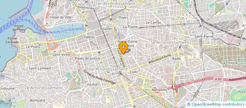 localisation de l'entreprise CENTRE ESPAGNOL A MARSEILLE (CENTRO ESPANOL EN MARSELLA) à MARSEILLE