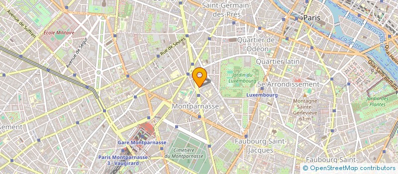 localisation de l'entreprise CENTRE ESPAGNOL SAINT GERMAIN DES PRES PARIS VI - ASSOCIATION DES PARENTS DE FAMILLE ESPAGNOLES EMIGREES EN FRANCE (A.P.  PARIS