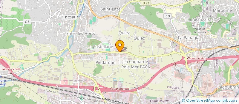 localisation de l'entreprise CENTRE ESTHETIQUE PROFIL à OLLIOULES