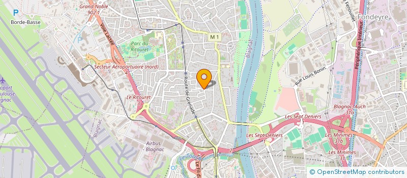 localisation de l'entreprise CENTRE ESTHETIQUE VICENTE à BLAGNAC
